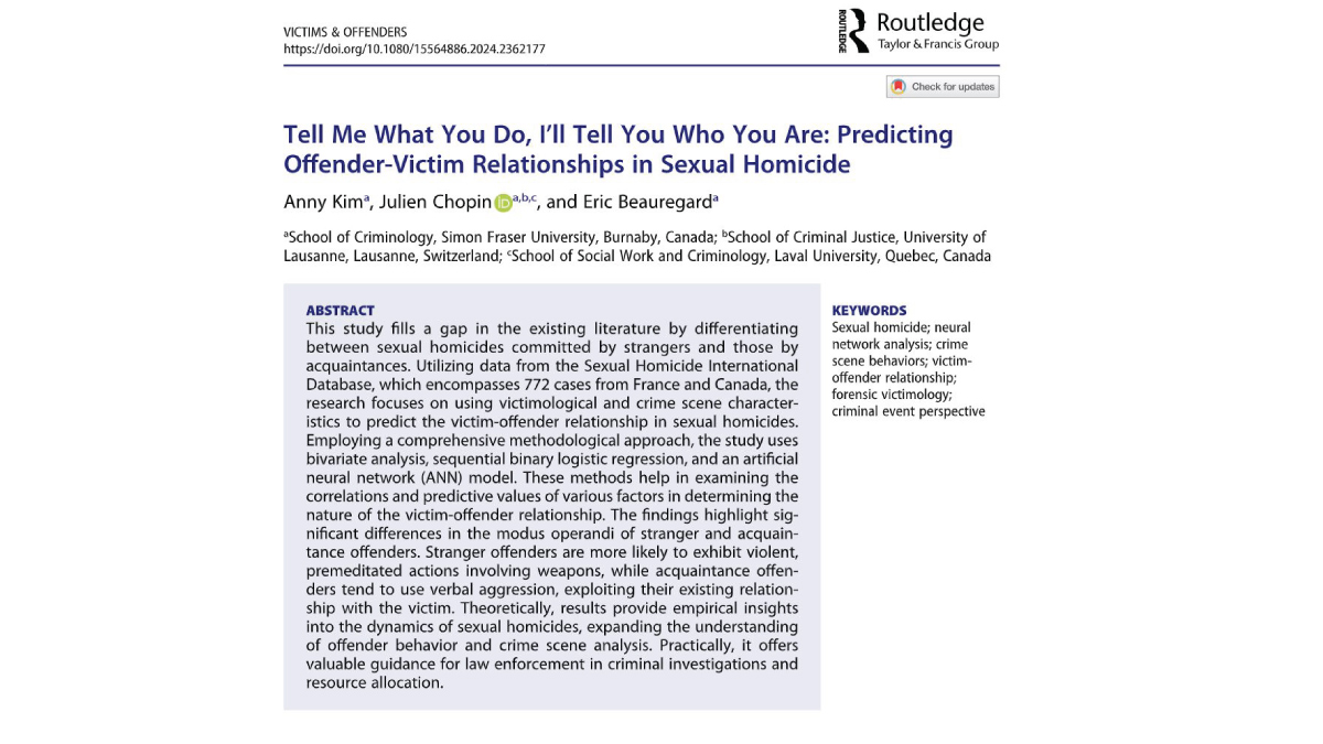 SFU Criminology tweet media