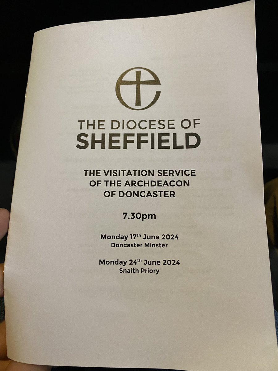 revbengrist's tweet photo. Brilliant to support our Churchwardens at the Visitation Service of the Archdeacon of Doncaster - The Ven. Javaid Iqbal https://t.co/5ESXAqjqYM