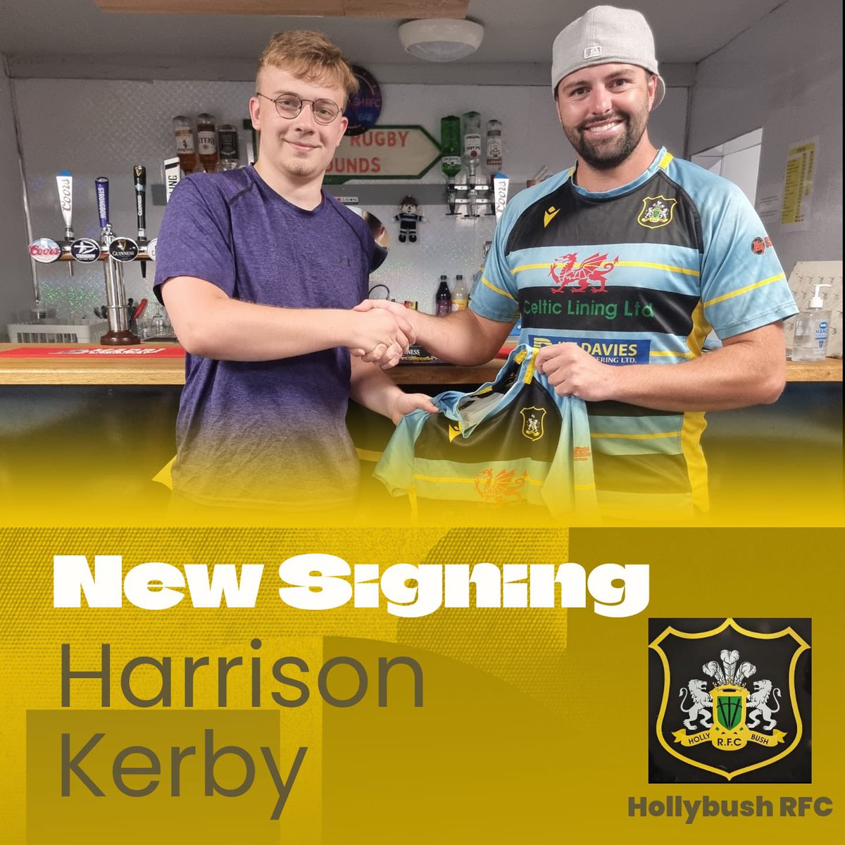 HollybushRugby's tweet photo. Happy Monday bush fans, a double signing announcement from us to kick off the week. We are excited to announce the signings of Bailey Quinton and Harrison Kerby. A pair of dynamic play makers that will both add tremendous skill and inventiveness to our backs

#Upthebush ⚫️🔶 https://t.co/qFtuL3qaPM