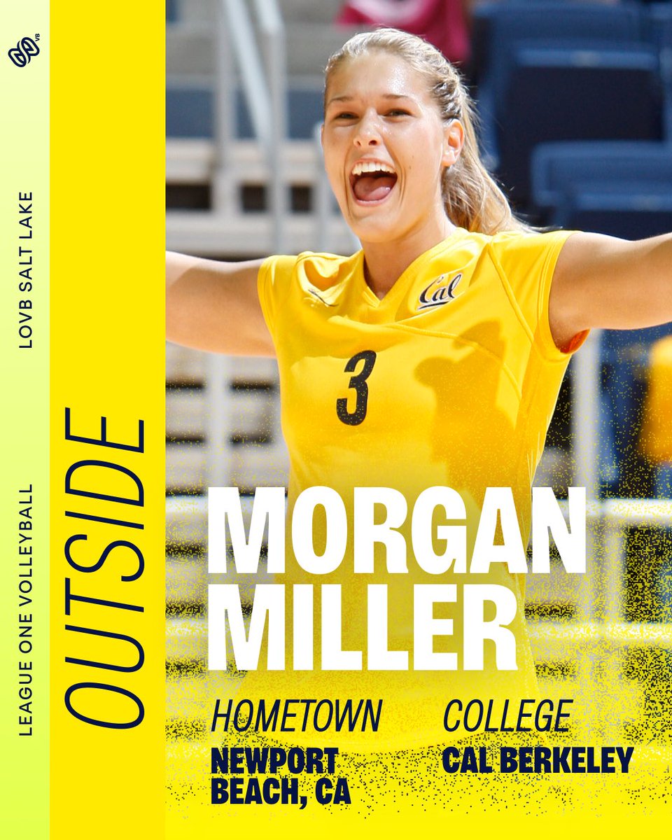 lovbsl's tweet photo. We’ve secured yet another @CalVolleyball alum 🐻 Our newest OH, @MorganEBeck, is a beach volleyball GOAT! She’s also married to 6x Olympic medalist alpine skier, @MillerBode ⛷️ From the slopes to the court, we can’t think of a better match than Salt Lake 💛
#MorganMiller #lovbsl https://t.co/ZdnGxs0za6