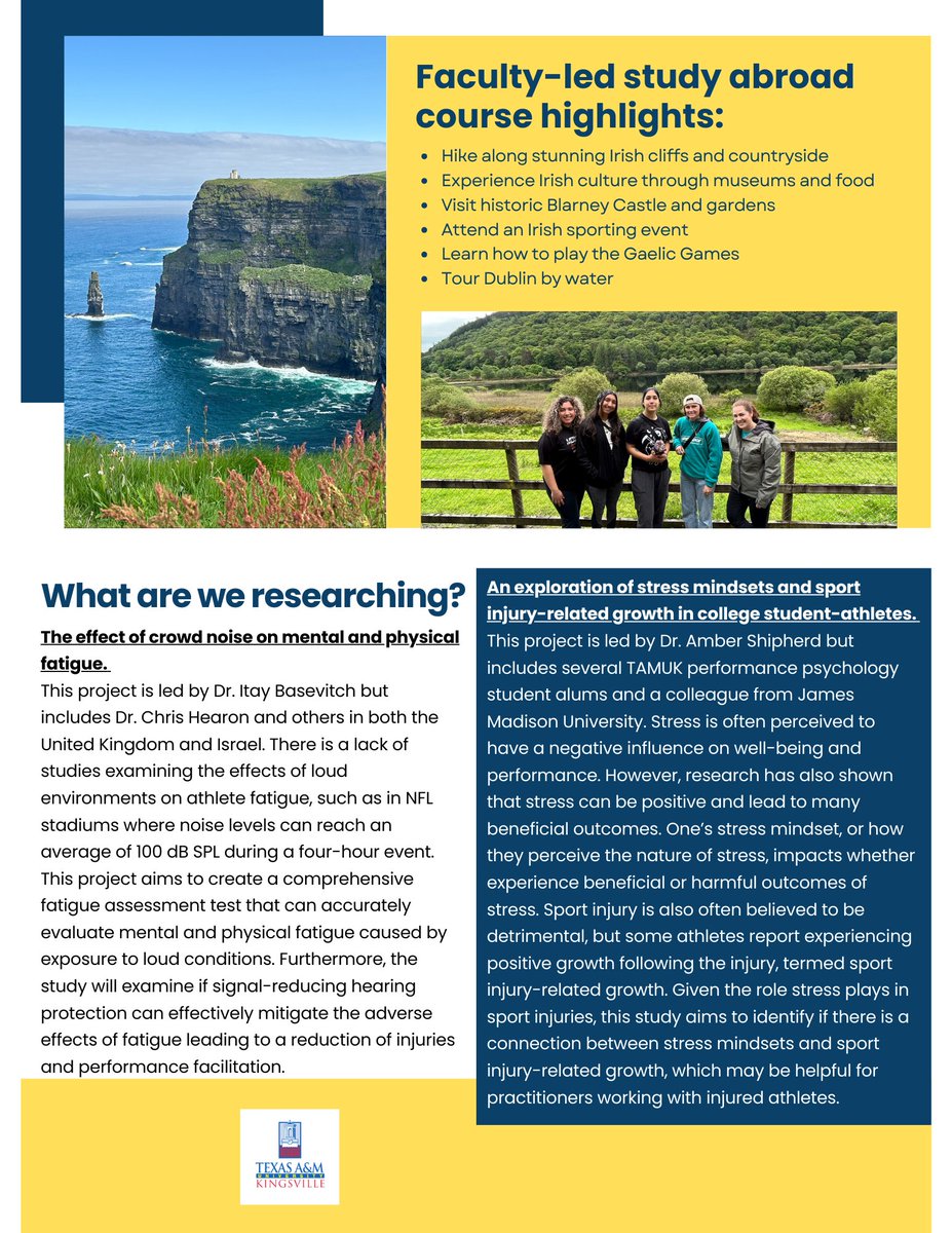 DocShipherd's tweet image. Learn more about or check out what&apos;s going on in our #performancepsychology program in our latest newsletter! @tamukHKN @TAMUKHPL @JavelinaNation @AASPTweets @NASPSPA @TexasACSM