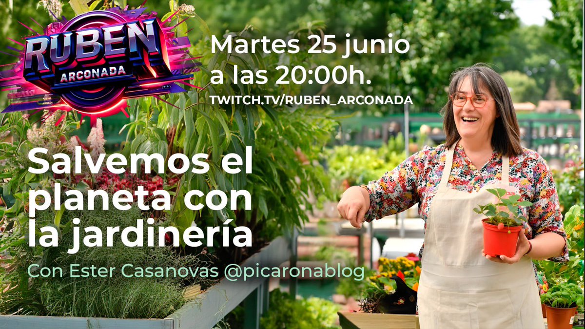 <a href="/picaronablog/">Ester Casanovas</a> se viene conmigo mañana de charla para seguir salvando en planeta entre todos 😜