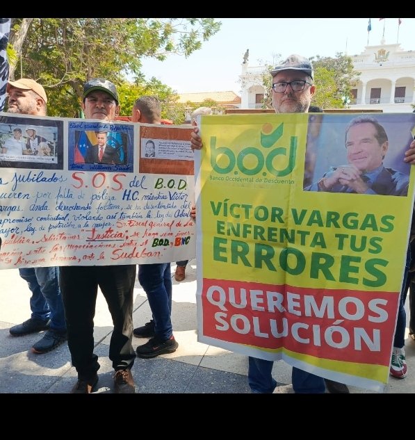 <a href="/dcabellor/">Diosdado Cabello R</a> Siempre en Victoria capitán, que nos podrá ayudar sobre el caso BOD / BNC que los ahorristas de 3 era edad se han muerto y muchos enfermos prometió devolver el dinero ahorrado por muchos por más 30 años y hasta la fecha nada ni nadie los defiende. Solo le han pagado a los ricos