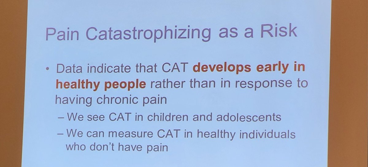 Rima El-Sayed (@rimaelsayed1) on Twitter photo A common theme in <a href="/DrCChambers/">Dr. Christine Chambers</a> and Jennifer Haythornthwaite's morning talks at the <a href="/NAPainSchool/">North American Pain School</a> - pain catastrophizing starts in children and integrating evidence based management of pain needs to include children and family that advocate for them #NAPainSchool <a href="/KidsInPain/">Solutions for Kids in Pain</a> A common theme in <a href="/DrCChambers/">Dr. Christine Chambers</a> and Jennifer Haythornthwaite's morning talks at the <a href="/NAPainSchool/">North American Pain School</a> - pain catastrophizing starts in children and integrating evidence based management of pain needs to include children and family that advocate for them #NAPainSchool <a href="/KidsInPain/">Solutions for Kids in Pain</a>