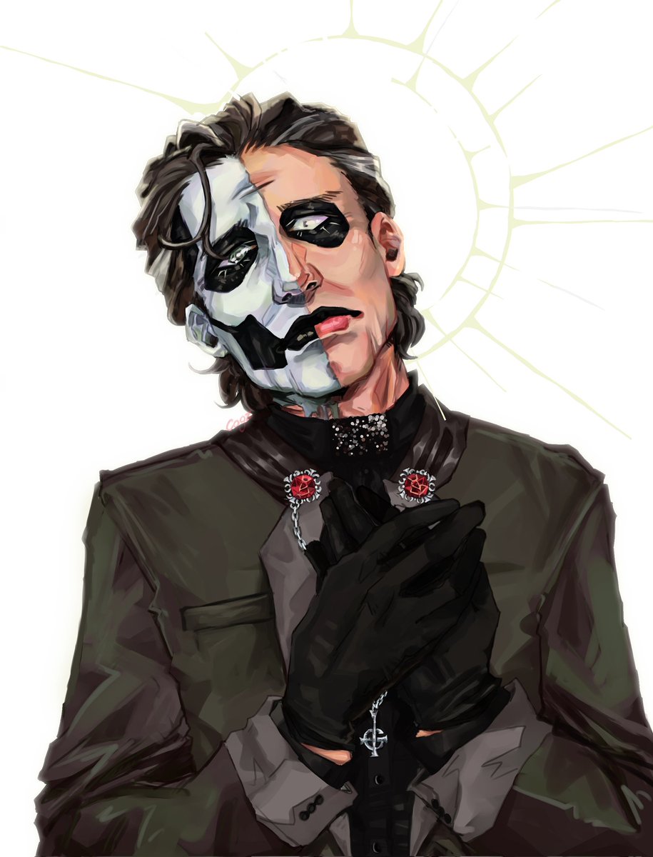 Dear Copia, proud of you for not dying, congrats on the new suit 🖤

#ritehereritenow #thebandGHOST #rhrn
