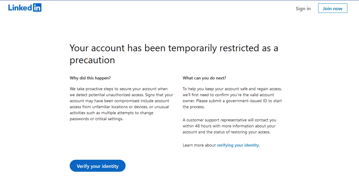 developer_Karim's tweet image. Howdy, @LinkedInHelp
My Account was temporarily restricted with no Reason!!
I&apos;ve sent my Identity twice and the customer support replied that they can&apos;t verify the account, I don&apos;t know what&apos;s wrong.