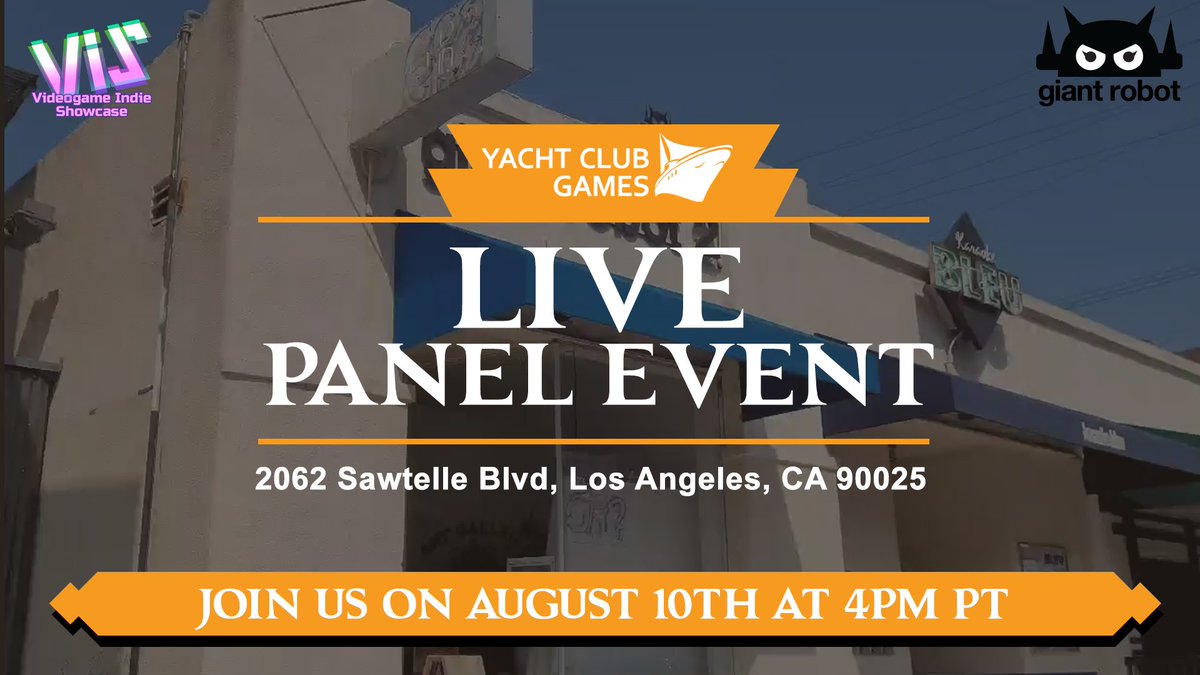 VIndieShowcase's tweet photo. Join us for a free fan event on August 10th at 4pm PT at @giant_robot in Los Angeles, California!

Get ready for an exciting live panel where we'll share behind-the-scenes tales, answer your burning questions, and celebrate shovelry! We hope to see you there!⛵️ https://t.co/bwmmVGNUSQ