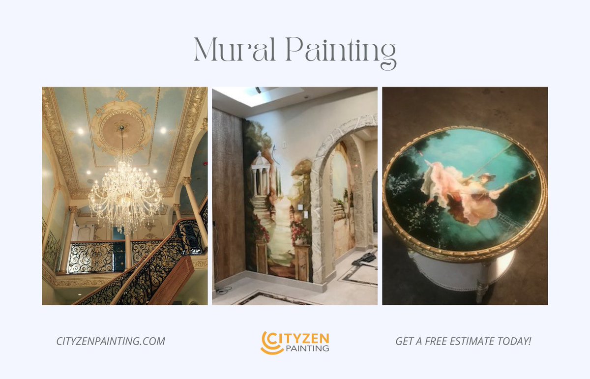 cityzenpainting's tweet image. Get in touch with our team to discuss your mural project and bring art to life on your walls! 🖼️💫 #ArtTransforms #MuralMasterpiece #ArtThatInspires #interiordesign #professionalpaintingservices #professionalpainternyc #nycpainters #nycpaintingservices #nycmuralpainters