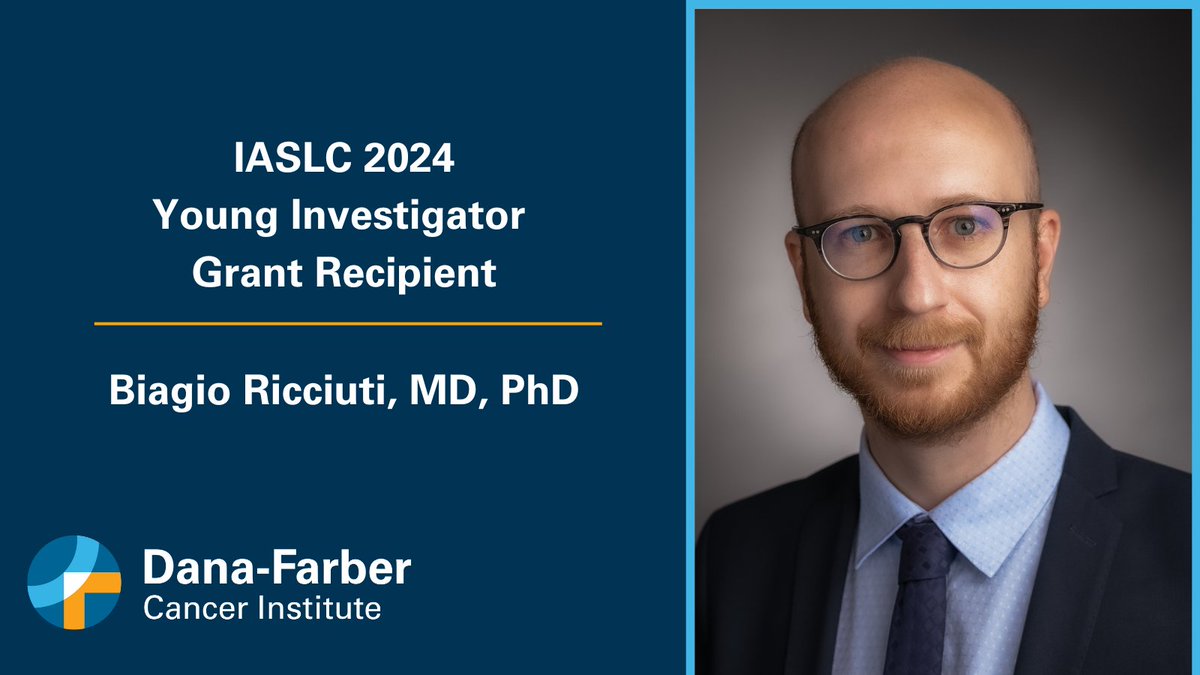 Congratulations to @danafarber BiagioRicciuti, MD, PhD (<a href="/BiagioRicciutMD/">Biagio Ricciuti, MD PhD</a>) who is a recipient of the <a href="/IASLC/">IASLC</a> 2024 Young Investigator Grant for his work: Targeting KRAS amplification as a de novo oncogene driver alteration in non-small cell lung cancer.
More▶️ms.spr.ly/6011YfYmB