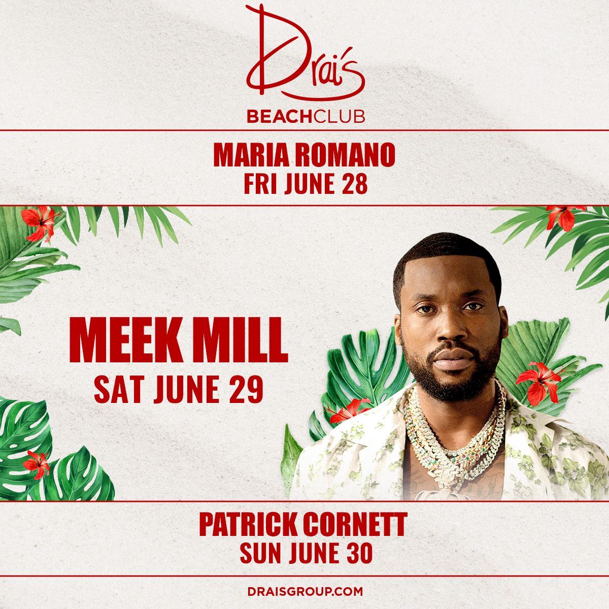 Already counting down the days until this weekend! Catch #MeekMill and more in action 🔥  
Tickets and tables available at: buff.ly/3vK5PdV