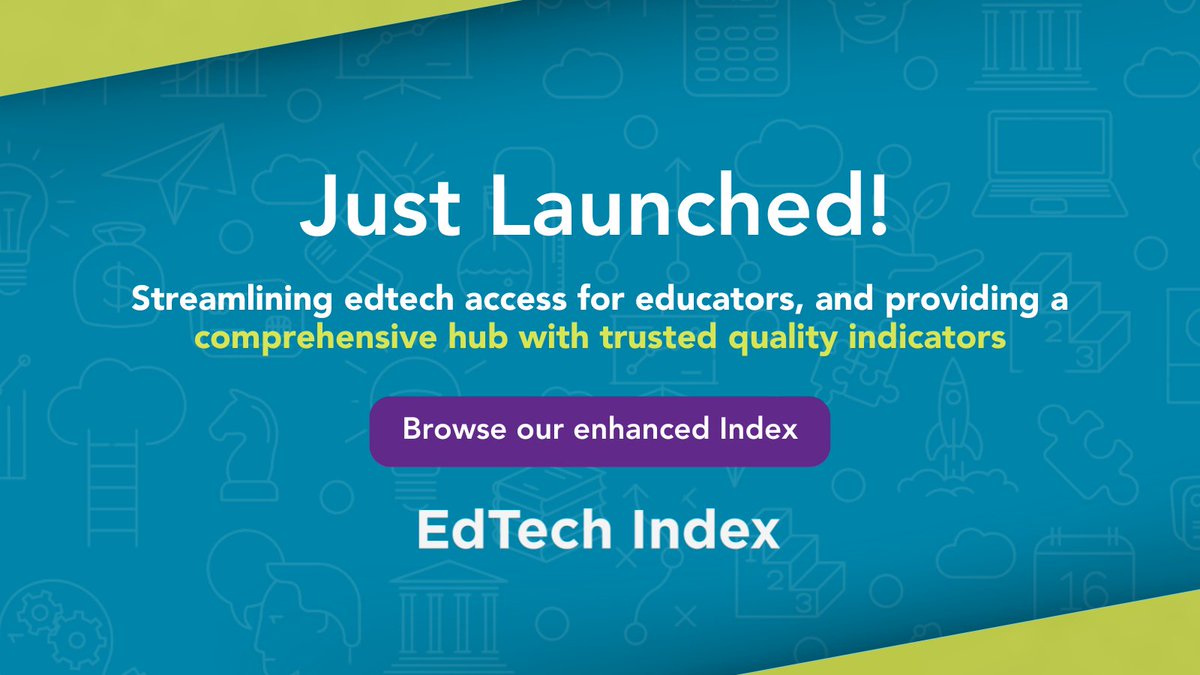ISTE_ASCD's tweet photo. Big news! @ISTEofficial launched an enhanced #EdTechIndex powered by @AWSCloud. The platform streamlines EdTech access for educators, providing a comprehensive hub w/trusted quality indicators. Explore at https://t.co/7OitCe7Hpb #EdTech #AWS @ASCD Details: https://t.co/Qh7douOUCn https://t.co/SUlIFJXhH9