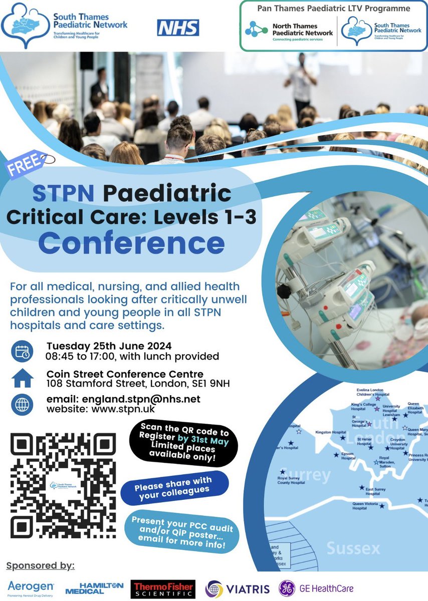 We are looking forward to seeing everyone who has registered to join us @ tomorrow’s 2024 PCC Critical Care Conference! It’s going to be a great day. Don’t forget, use #PCCconf24 to follow all the action! 

🗓️ 25/06/2024
📍Coin Street Conference Centre
⏰ 9:00. Register @ 8:30