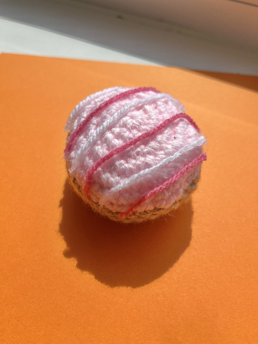 woolyoddities's tweet photo. It’s officially summer! A Pink Jammie doughnut from @greggs_official to brighten up your feed. Not an official Greggs doughnut as I don’t think you want a mouthful of wool 🧶 🍩 #doughnuts #greggs #bakery #summer @GreggsOfficial https://t.co/3ArTPTgYQG
