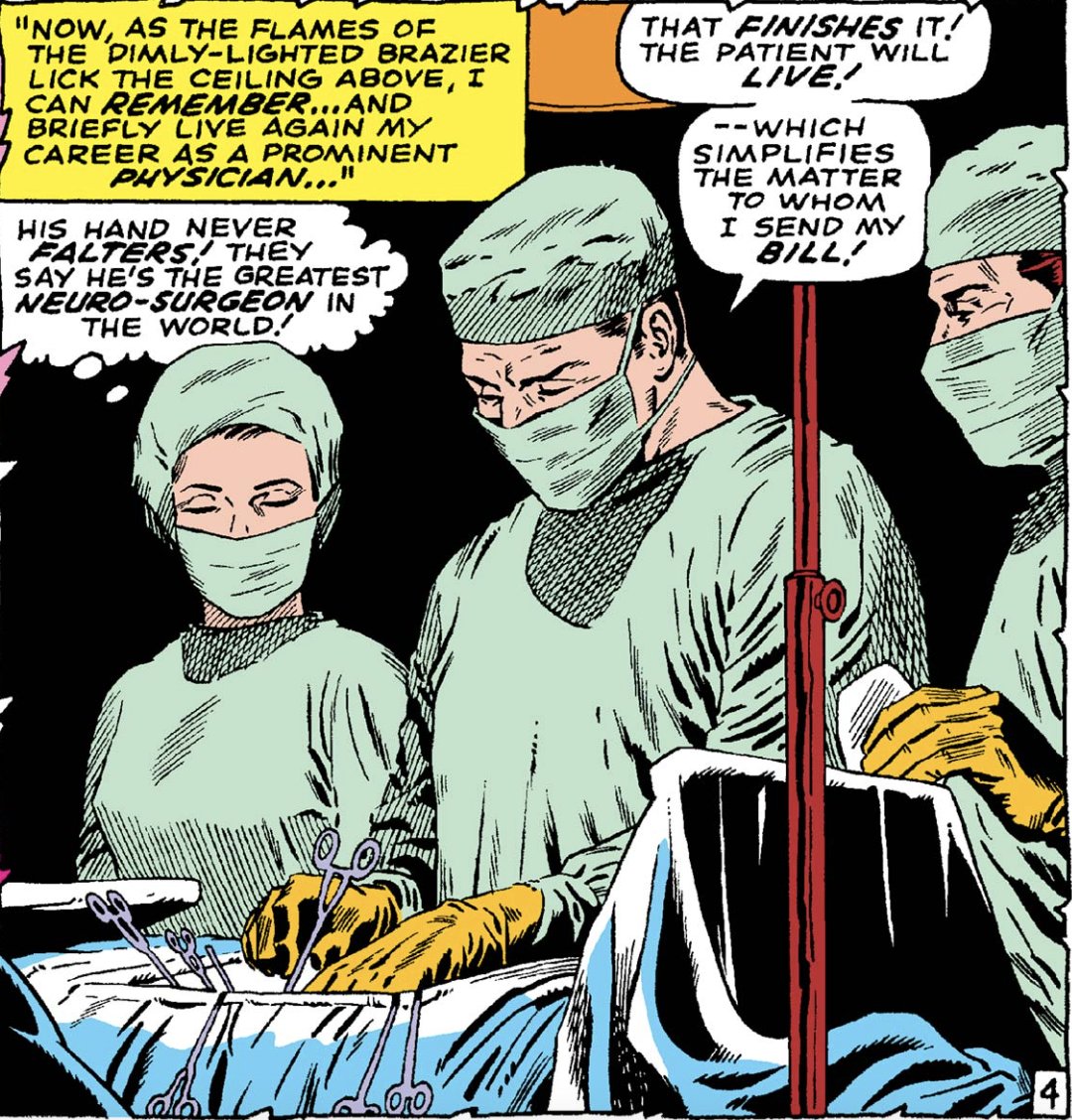 How Doctor Strange got his powers—a thread 🧵

Stephen Strange was one of the most highly successful neurosurgeons around, and everybody knew it, especially him. Despite his arrogance and ego, he devoted his entire life to saving the lives of others.