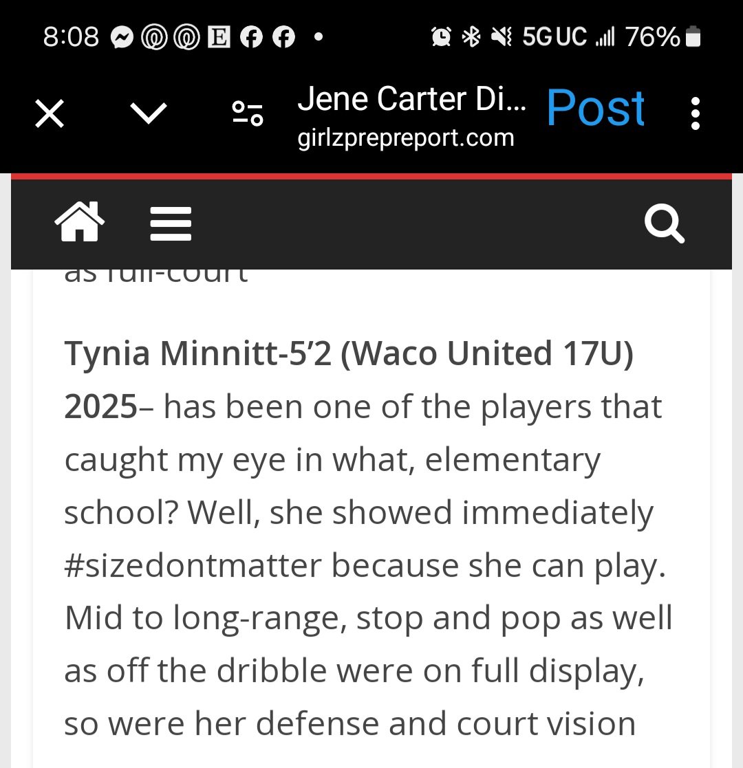 <a href="/MinnittTynia/">Tynia “Nia” Minnitt</a> is a size doesn't matter kid, with high IQ.