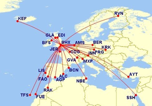 Route News! - [UPDATED] <a href="/easyJet/">easyJet</a> release their FIRST BASED Winter’24/25 schedule from <a href="/bhx_official/">Birmingham Airport</a> which includes:

✈️ 135x weekly flights
✈️ 25x destinations
✈️ 16x countries
✈️ 6x NEW ROUTES for Winter to Innsbruck🇦🇹 Krakow🇵🇱 Marrakesh🇲🇦Prague🇨🇿 Reykjavik🇮🇸 &amp; Rovaniemi🇫🇮