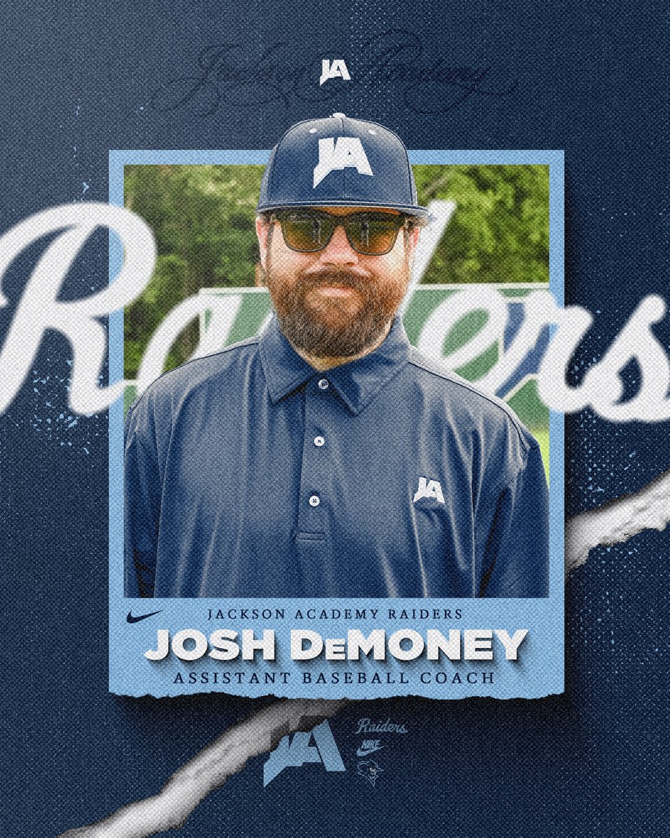 Meet Josh DeMoney
Madison Central, Meridian CC, Arkansas State

"It's an honor to join a staff of proven winners. Jackson Academy is a first class program. Excited to navigate through the challenges ahead and put Raider Baseball back where they belong... At the Top”

#WeAreJA