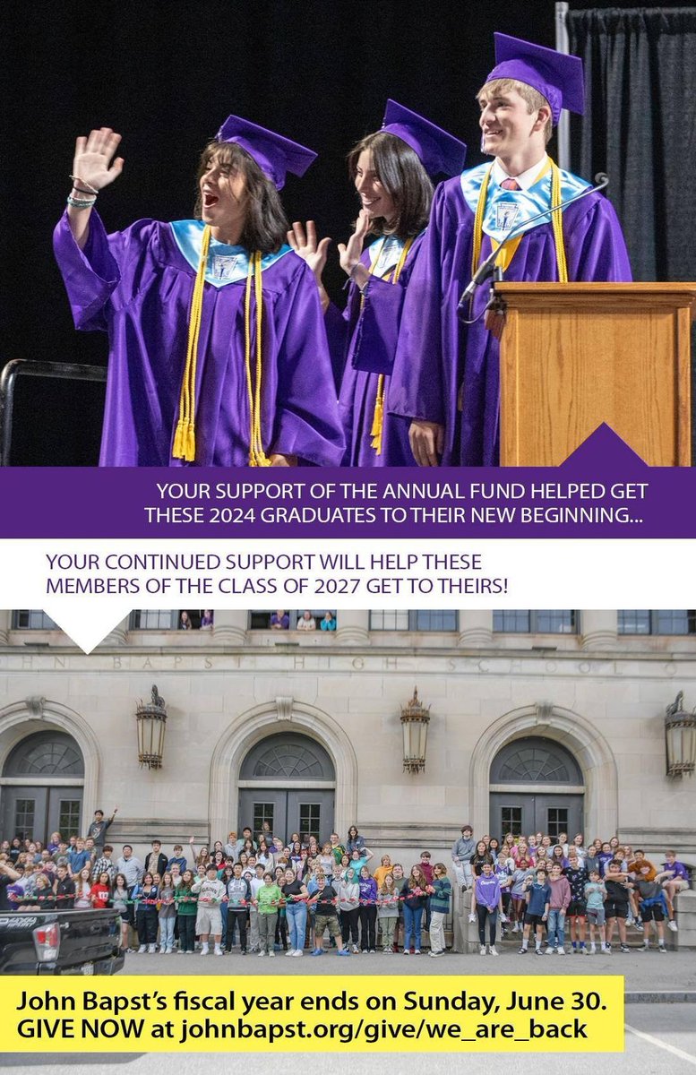 Thank you for your ongoing support!
Please consider a gift at johnbapst.org/give/we_are_ba…