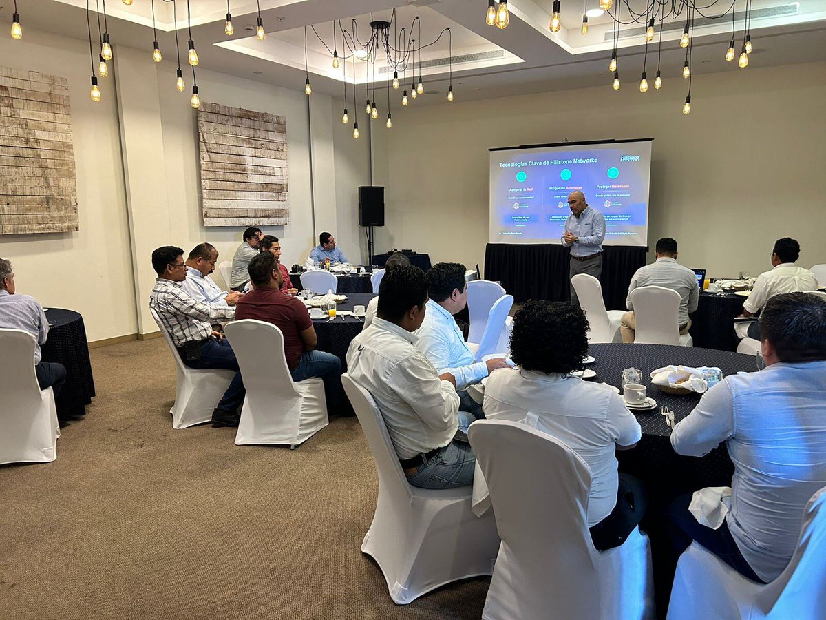 La semana pasada compartimos un día increíble con un grupo de negocios, junto a Portenntum e Inside Business. Cada conversación nos motiva a seguir ofreciendo soluciones de ciberseguridad de primer nivel
 #HillstoneNetworks #Portenntum #Ciberseguridad #HillstoneNetworksLATAM