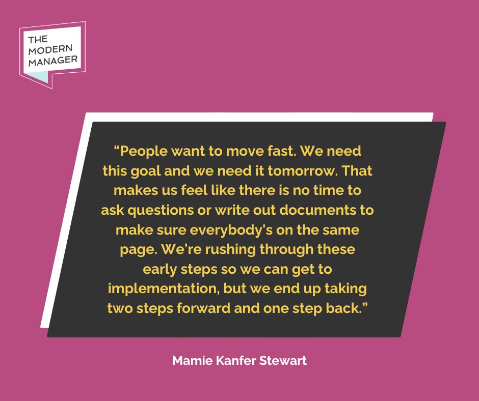 Striking a balance between speed and thoroughness is key to sustainable progress. 

– Lesson learned from Kory Kogon, author of Project Management for the Unofficial Project Manager

#Productivity #ImplementationChallenges