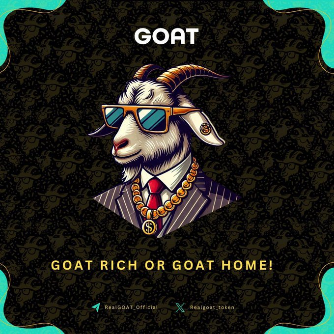 Check out the hottest meme token of the past 24 hours. Don&rsquo;t miss your chance!  Join the GOAT movement<a href="/tag/pepe"class="tags"><span>#pepe</span></a><a href="/tag/bonk"class="tags"><span>#bonk</span></a><a href="/tag/floki"class="tags"><span>#floki</span></a><a href="/tag/dogwifhat"class="tags"><span>#dogwifhat</span></a>