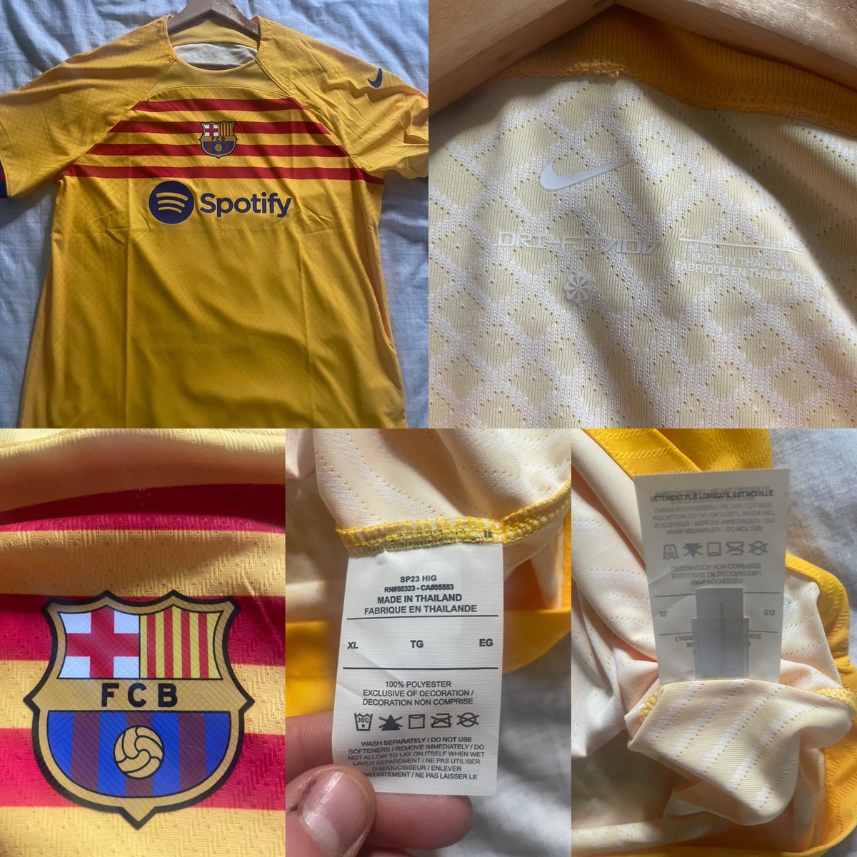 <a href="/shirt_x/">The Shirt X-change</a> Barcelona Dri FIT 23/24 4th shirt.
XL.
BNWT.
£45 including delivery UK.