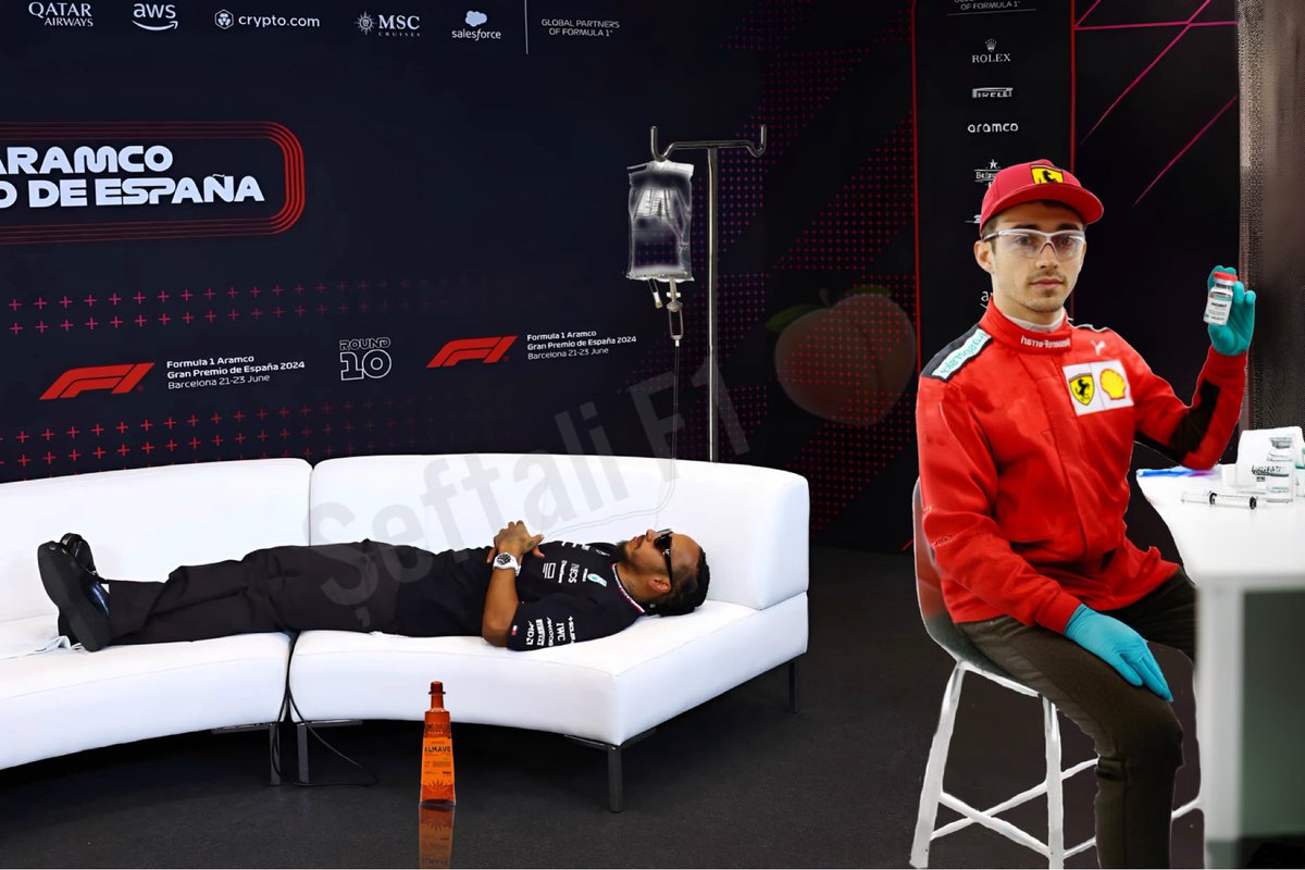 Yarış sonunda Almave içmekten fenalaşan Lewis Hamilton’a Leclerc Ferrari özel karışımı atlara uygulanan vitamin dozu uyguladı. 

Lewis bundan sonra Ferrari’leri takım arkadaşı olarak görüp yol verecekmiş.

Kaynak: 🍑