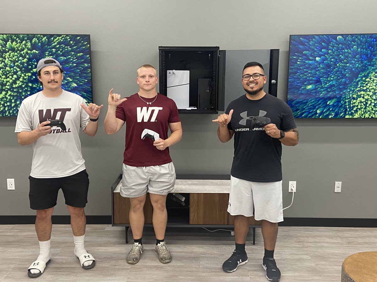 Josh Lynn (@coachjoshlynn) on Twitter photo Shout out to <a href="/_Harrison21/">Jimmy D Wayne Harrison II</a> <a href="/Coach_GMeyer21/">Garrett Meyer</a> and <a href="/coach_benitezj/">Jesus Benitez</a> for installing the PS5 and XBox in players lounge today! #Igotnext Shout out to <a href="/_Harrison21/">Jimmy D Wayne Harrison II</a> <a href="/Coach_GMeyer21/">Garrett Meyer</a> and <a href="/coach_benitezj/">Jesus Benitez</a> for installing the PS5 and XBox in players lounge today! #Igotnext