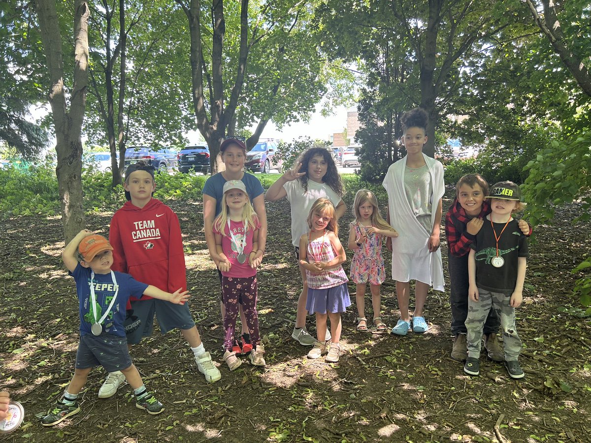 We finished by giving our buddies their personalized metals that we made for them before we had a cold treat! Thanks for a fun year and the memories KF!