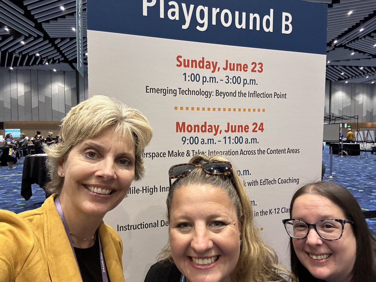 nmzumpano's tweet image. Proud to have planned an #ISTELive playground with the amazing @Um_Tricia and @Alliebcbe for #EdTechCoaches for the past two years. Here’s to the next one!