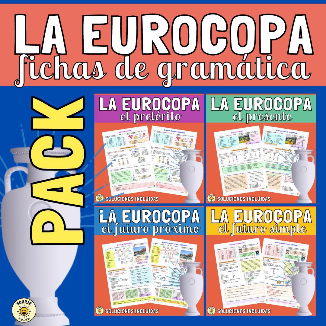 Spain vs Albania 🔥 Our classes are loving these updated worksheets on the #Euros. They cover a range of tenses &amp; football vocab. RT/comment for the bundle/ separate worksheets links ⚽️
