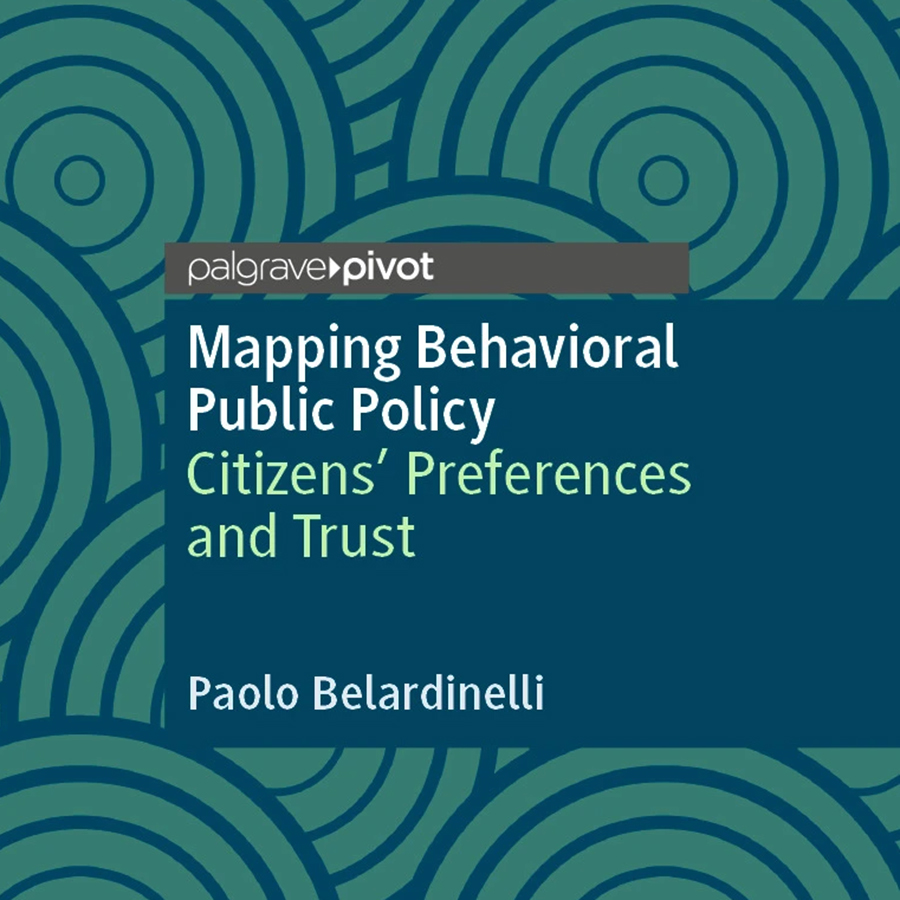 O'Neill School of Public and Environmental Affairs (@iuoneill) on Twitter photo Congratulations to Assistant Professor <a href="/paolobelardinel/">Paolo Belardinelli</a> on the publication of his book Mapping Behavior Public Policy! The book will appeal to all those interested in public management, public policy, behavioral psychology, and ‘nudging.’
link.springer.com/book/10.1007/9… Congratulations to Assistant Professor <a href="/paolobelardinel/">Paolo Belardinelli</a> on the publication of his book Mapping Behavior Public Policy! The book will appeal to all those interested in public management, public policy, behavioral psychology, and ‘nudging.’
link.springer.com/book/10.1007/9…