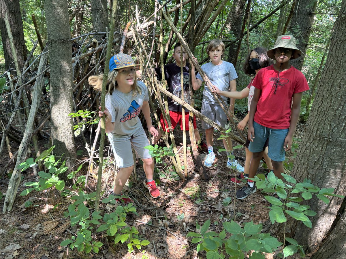 These students worked hard on today’s Survival Challenge in the forest! <a href="/ArdaghBluffsPS/">Ardagh Bluffs Public School</a>