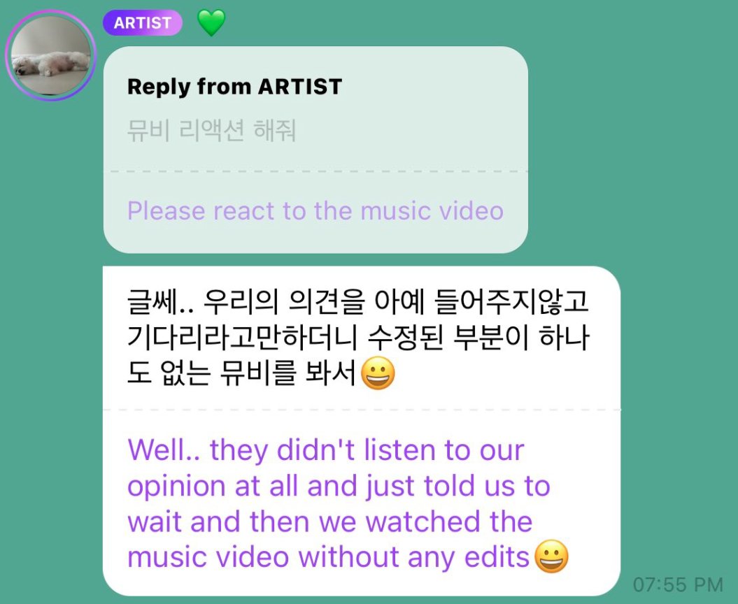 AboutMusicYT's tweet photo. Red Velvet's Joy talks about SM Entertainment:

-"Well ... They didn't listen to our opinion and we were just waiting but we ended up watching the MV without any edits. I can't say more than this, so I'll just stay quiet". https://t.co/ET28pJwGjo