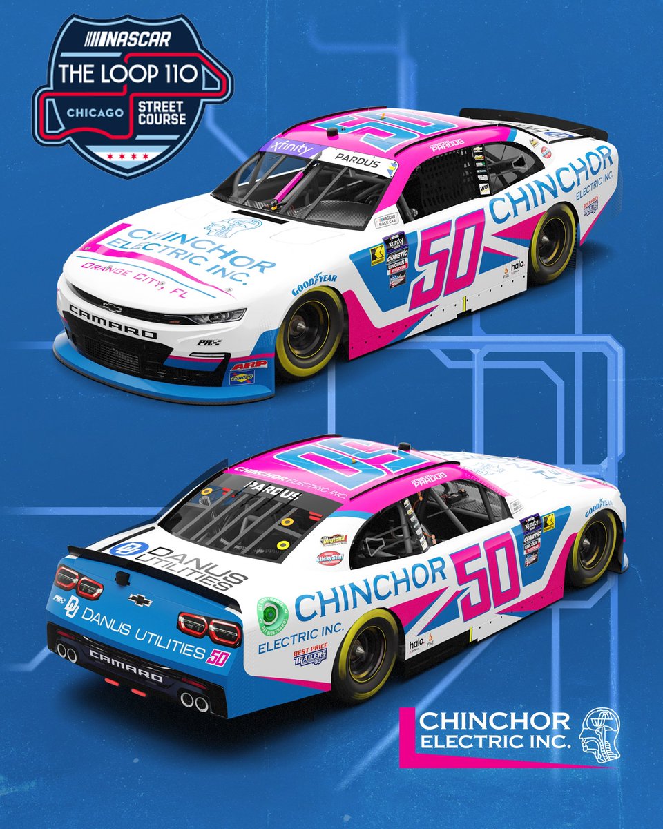 PardusRacing's tweet photo. New paint scheme for @NASCARChicago next weekend! 🎨🖌️

#nascar https://t.co/ubvyLFoiYc