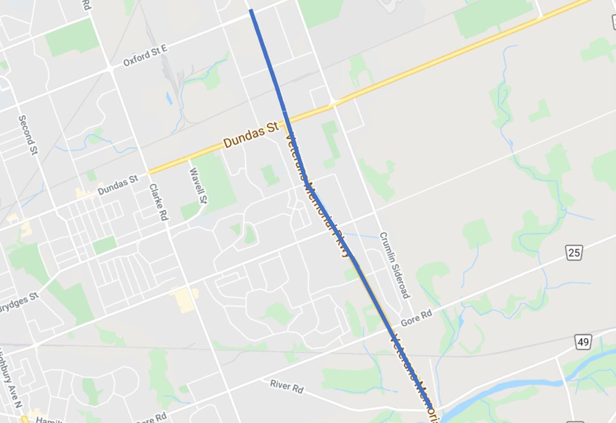 Tomorrow, on June 25, Veterans Memorial Parkway will have temporary lane restrictions between Oxford Street East and River Road to allow for scheduled grass cutting and maintenance along the parkway. 

Read more: london.ca/newsroom/publi…
