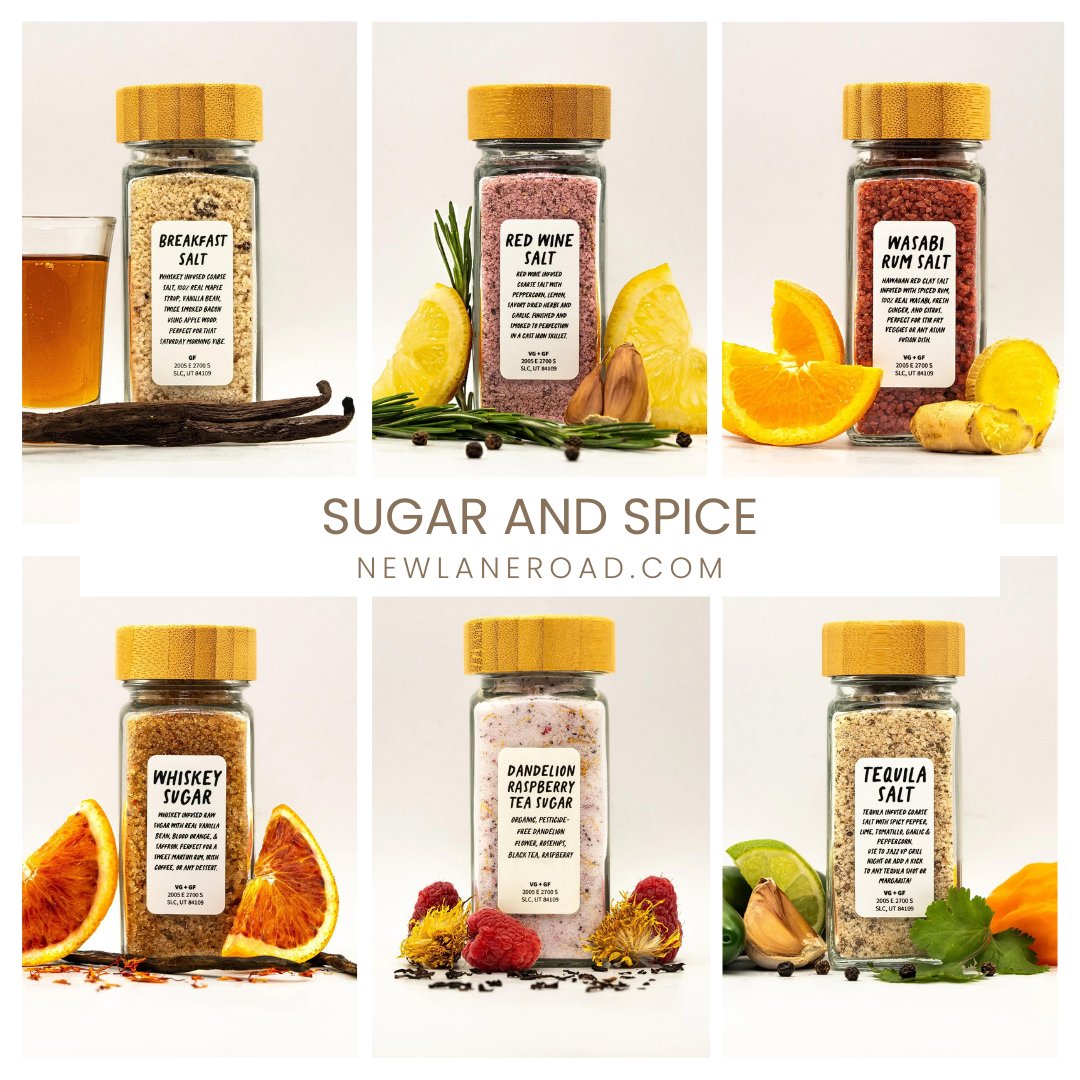 newlaneroad's tweet photo. Sugar and spice and all things nice! 🌟 Excite your tastebuds with salts and sugars from The Salted Roots. From wasabi salt’s fiery kick to whiskey sugar’s decadent touch, every bite is a flavor adventure. Ready to spice up your kitchen? Visit: https://t.co/H0ymIIt3CN https://t.co/kHOUnO85h7