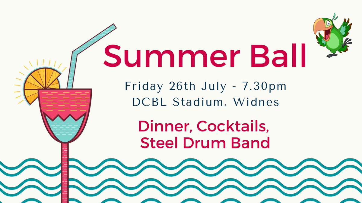 All welcome 🤗 

Just £35 for 3 course meal, free drinks on arrival, live music &amp; DJ until late. 

DCBL Stadium, Lower House Lane, Widnes. 

Charity fundraiser - tickets from tickettailor.com/events/haltonf…