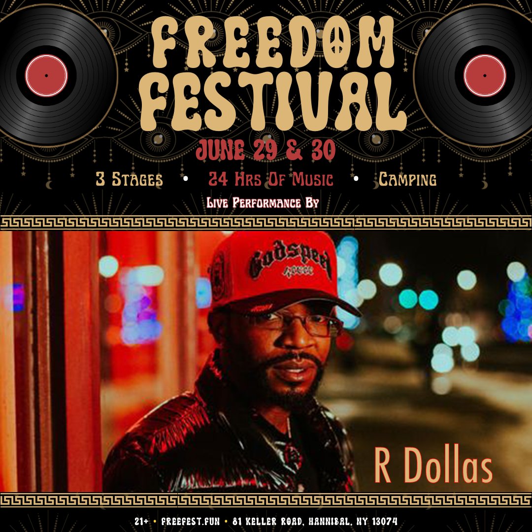 BitcoinHipHop's tweet photo. I'm excited for the #FreedomFestival Sat June 29th in Syracuse, NY. Grab your tickets today and support this powerful day of community empowerment. We are planning a special NFT for our ticket holders. 🎟️
➡️➡️➡️ https://t.co/MSMlggFgE2 ⬅️⬅️⬅️ @FREEFESTFUN https://t.co/GN99N0KmBg