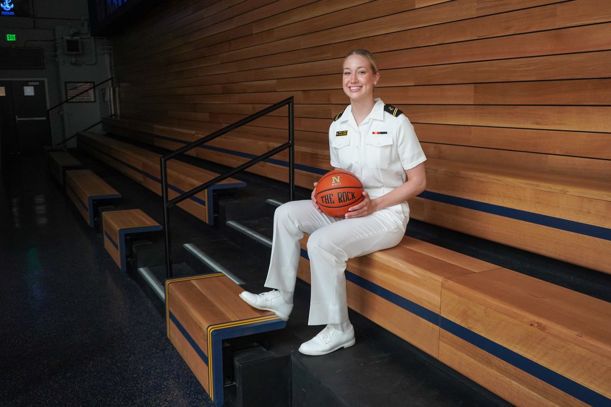 NavyWBB's tweet photo. Introducing our new captain! Time for the Maren era 💙🤍

#GoNavy | #Impact https://t.co/pLRWZ0e1q8