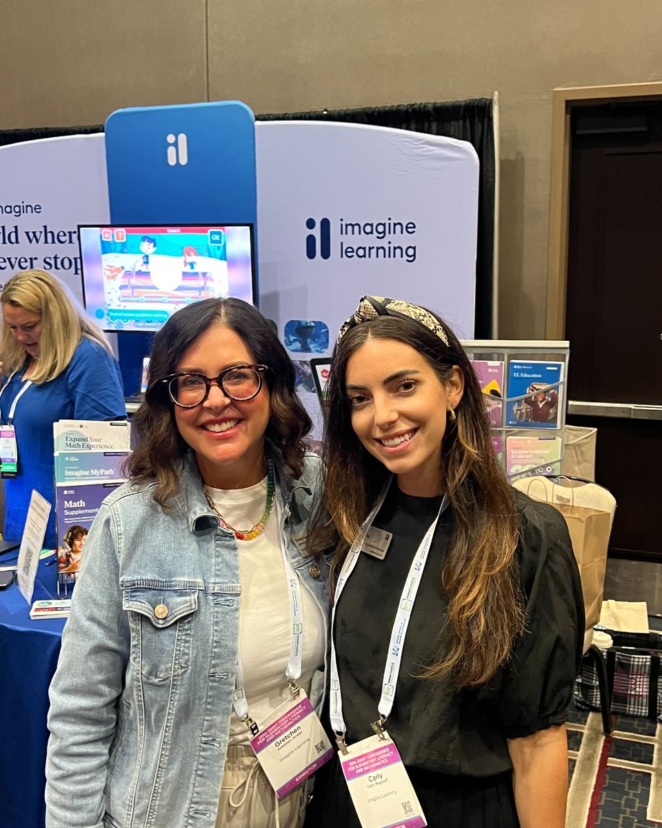 ImagineLearning's tweet image. It was an inspiring week of learning and collaboration at NCTE-NCTM Joint Conference as we joined forces with educators paving the future of language arts and math in elementary education. 🤝😁 We&apos;re excited for what&apos;s to come! #LitMath2024 #EmpowerPotential #ImagineLearning