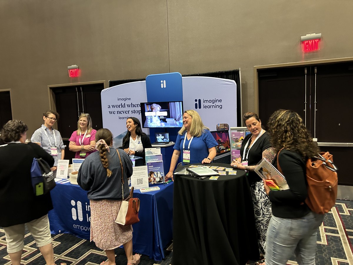 ImagineLearning's tweet image. It was an inspiring week of learning and collaboration at NCTE-NCTM Joint Conference as we joined forces with educators paving the future of language arts and math in elementary education. 🤝😁 We&apos;re excited for what&apos;s to come! #LitMath2024 #EmpowerPotential #ImagineLearning