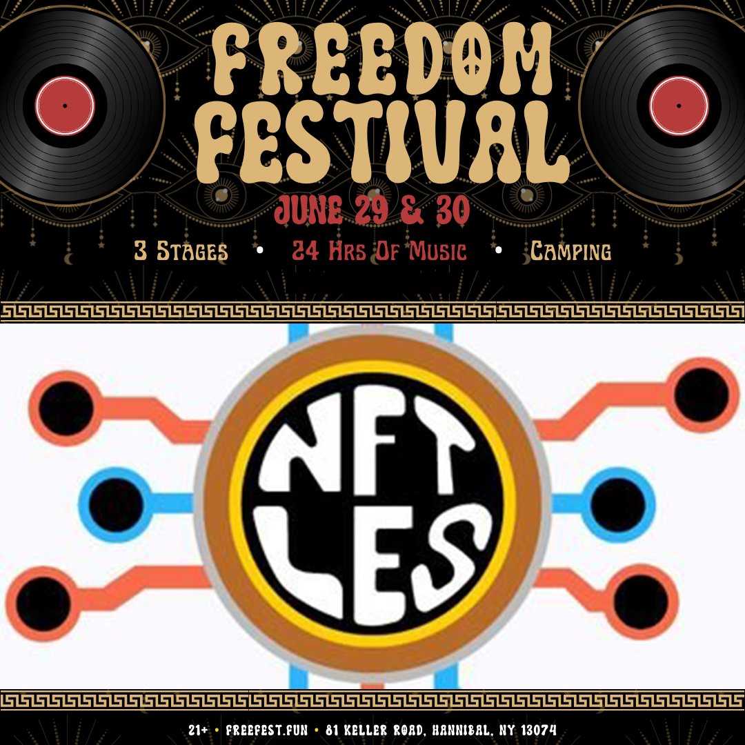 BitcoinHipHop's tweet photo. I'm excited for the #FreedomFestival Sat June 29th in Syracuse, NY. Grab your tickets today and support this powerful day of community empowerment. We are planning a special NFT for our ticket holders. 🎟️
➡️➡️➡️ https://t.co/MSMlggFgE2 ⬅️⬅️⬅️ @freefestfun https://t.co/BMBwhUwEt0
