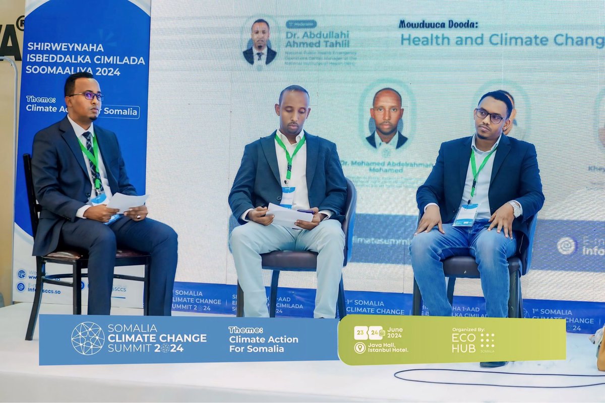 It was a privilege to participate in the <a href="/SomaliaClimate/">Somalia Climate Summit</a>, where I had the opportunity to moderate a panel discussion focused on the interconnectedness of health and climate change. #SCCS2024