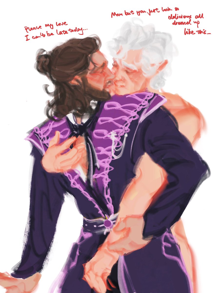 I think astarion loves dressing his husband up just so he can peel the clothes off him sometimes #bloodweave #bg3