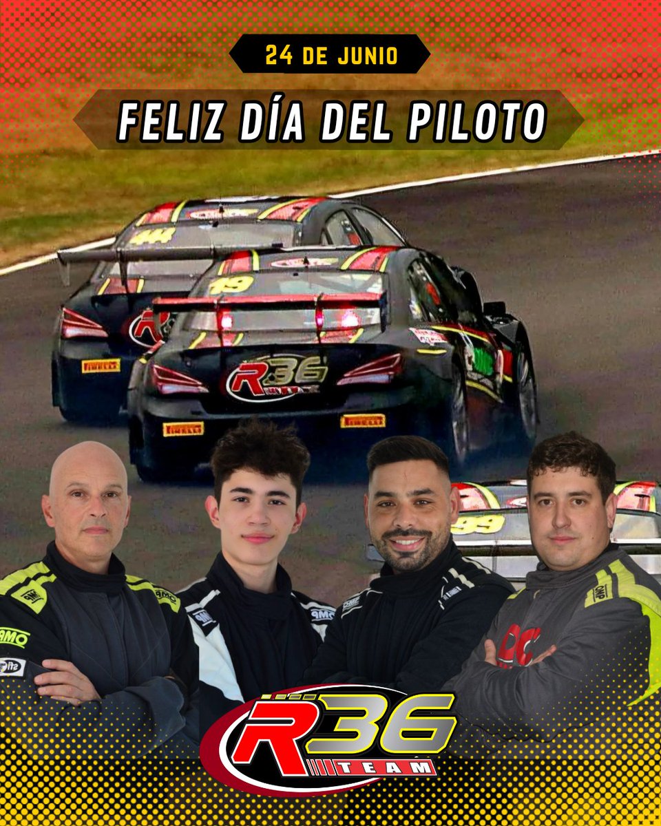 Les deseamos un Feliz día a los pilotos de nuestro equipo, a los que fueron parte y confian en nosotros y a todos los que llevan esta misma pasión.🏁🏆

Nico gines 
Bauti acosta
Juan VasiceK
Javier orsi
@roloortegaok