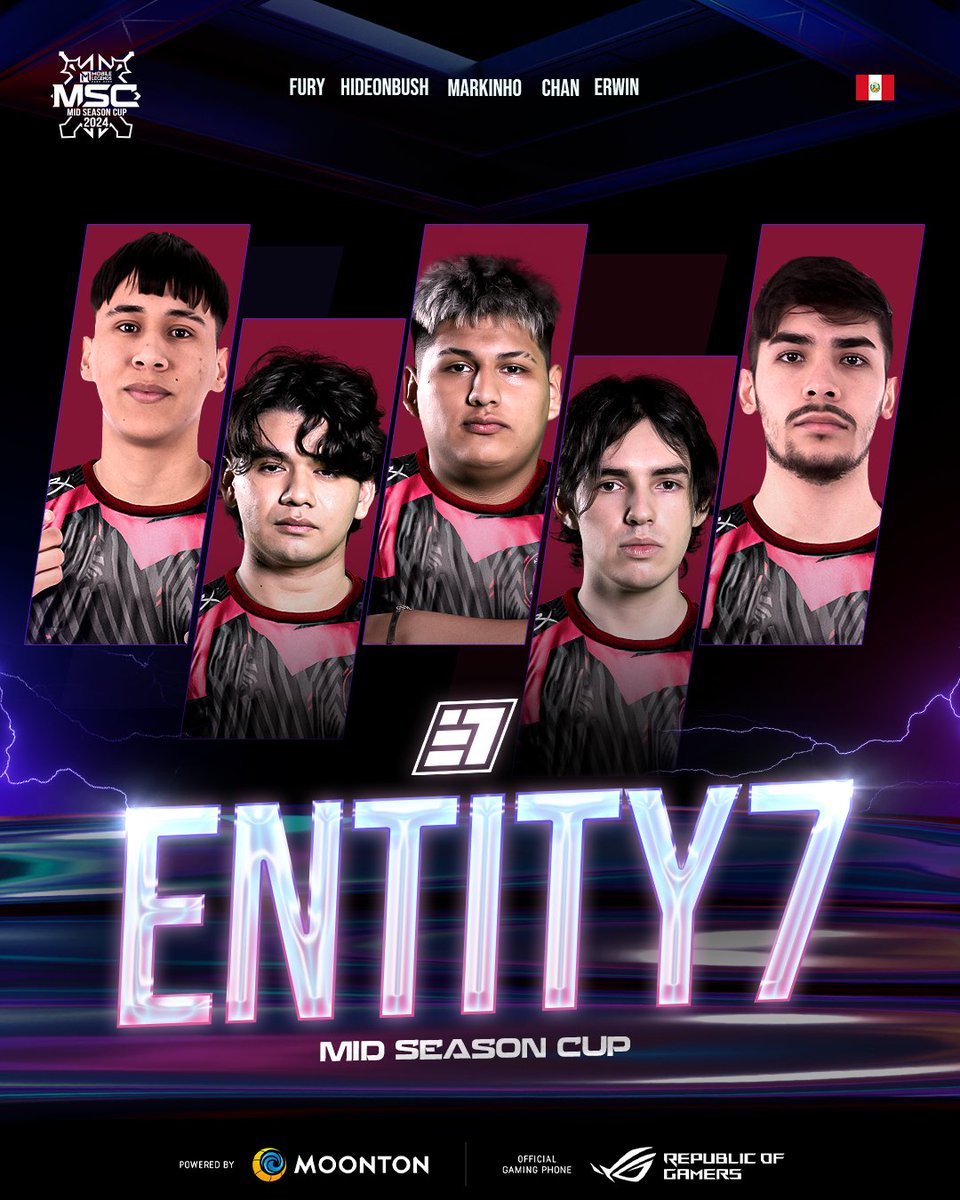 mlbbesesports's tweet photo. ¡Vamos con todo, #E7!
¿Estás preparado para las partidas? 😎
#MobileLegendsBangBang #MLBBEsports #Entity7 #MSC2024 https://t.co/nmzLIhQ5al