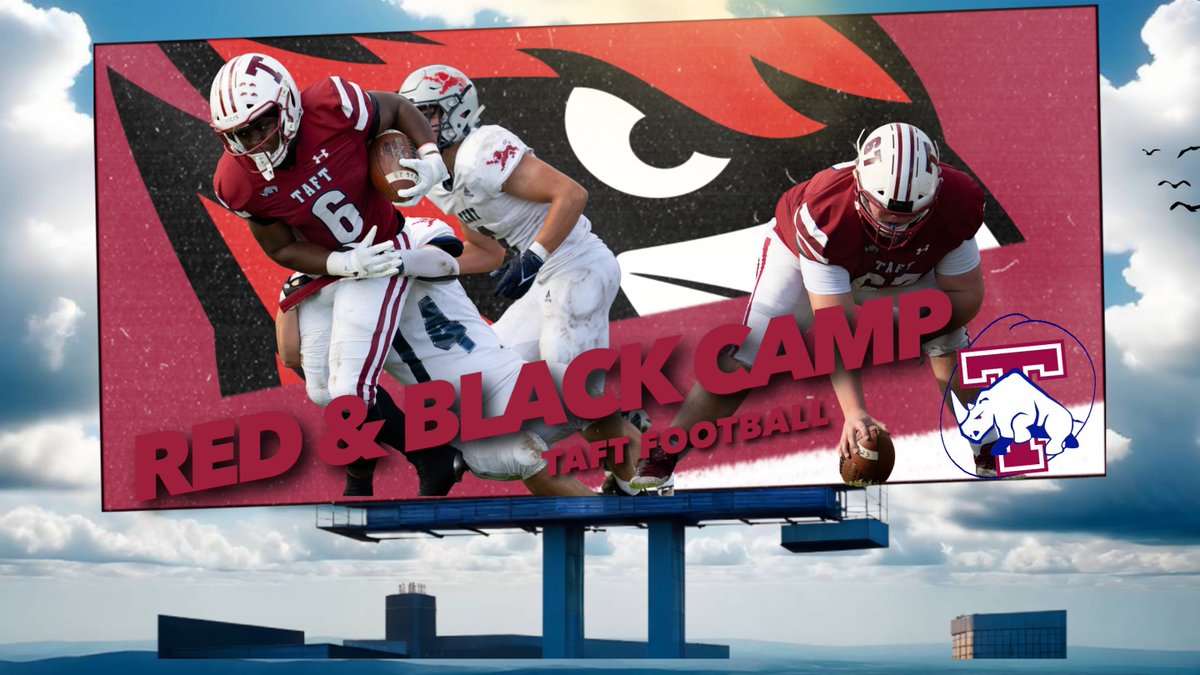 Taft Football (@taftfootballct) on Twitter photo π¦ will be competing at Red & Black Camp <a href="/Wes_Football/">Wesleyan University Football</a>
<a href="/austin_tuck4/">Austin Tucker</a> <a href="/ejrochester4/">EJ Rochester</a> <a href="/SamaadBrown/">Samaad Brown</a> <a href="/chipfurman/">Chip Furman</a> <a href="/charliegarnett0/">Charlie Garnett 5β10.5 200 RB/ATH 2026</a>
<a href="/Coach_JMcCarthy/">James McCarthy</a> will be in attendance! Thank you <a href="/CoachDiCenzo/">Dan DiCenzo</a> for running one of the best camps around!
π¦π #gorhinos #gobigred π¦ will be competing at Red & Black Camp <a href="/Wes_Football/">Wesleyan University Football</a>
<a href="/austin_tuck4/">Austin Tucker</a> <a href="/ejrochester4/">EJ Rochester</a> <a href="/SamaadBrown/">Samaad Brown</a> <a href="/chipfurman/">Chip Furman</a> <a href="/charliegarnett0/">Charlie Garnett 5β10.5 200 RB/ATH 2026</a>
<a href="/Coach_JMcCarthy/">James McCarthy</a> will be in attendance! Thank you <a href="/CoachDiCenzo/">Dan DiCenzo</a> for running one of the best camps around!
π¦π #gorhinos #gobigred
