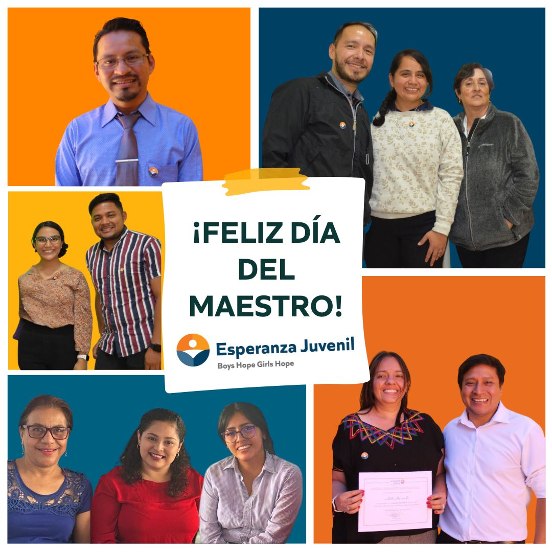 Hoy queremos celebrar a nuestro increíble equipo docente de Esperanza Juvenil. Gracias por su compromiso con la educación y el futuro de nuestros estudiantes, por su labor incansable y su dedicación como guías en el camino del aprendizaje.

¡Feliz día del maestro!