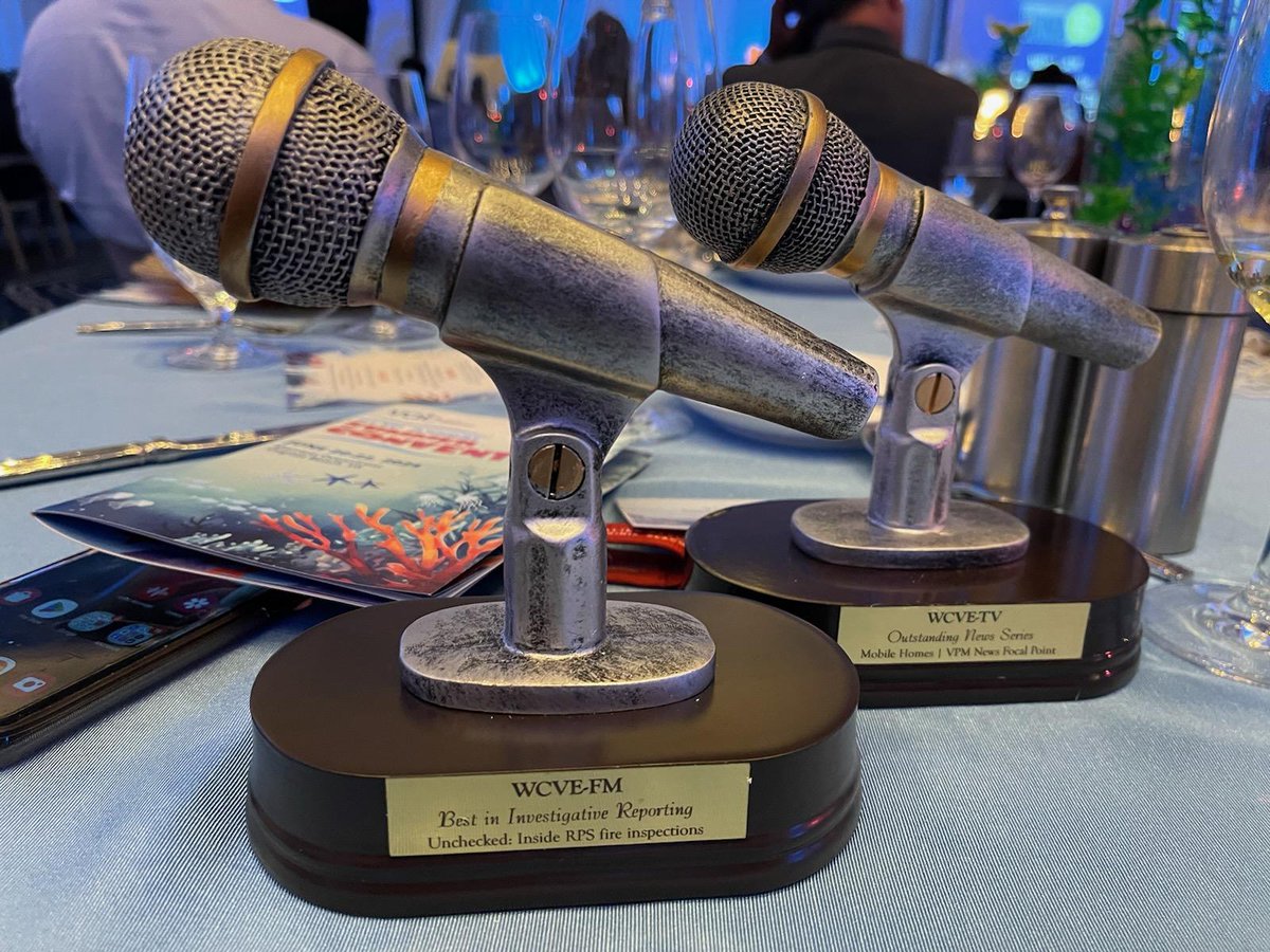 The Virginia Association of Broadcasters recognizes VPM News for outstanding reporting. Congrats to Keyris Manzanares and Megan Pauly.